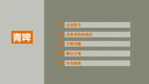 青岛啤酒供应链