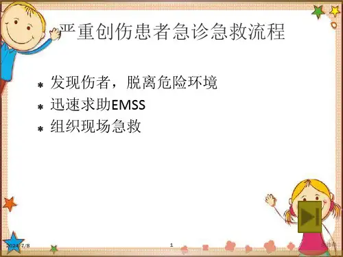 严重创伤急诊急救流程