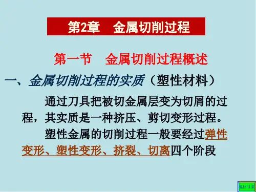 机械制造基础ch02金属切削过程jg课件
