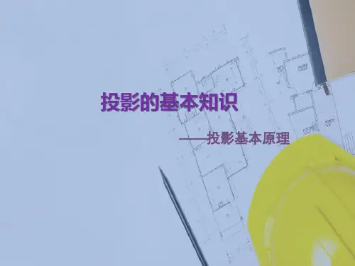 园林工程制图—投影知识