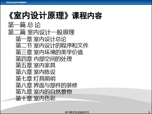 室内设计原理8ppt课件