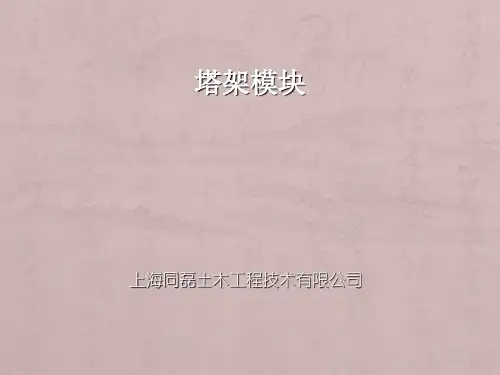 3D3S塔架模块讲解-2015