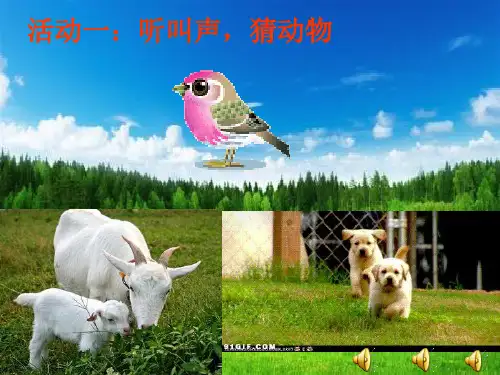《可爱的动物》人教部编版道德与法治教学课件1