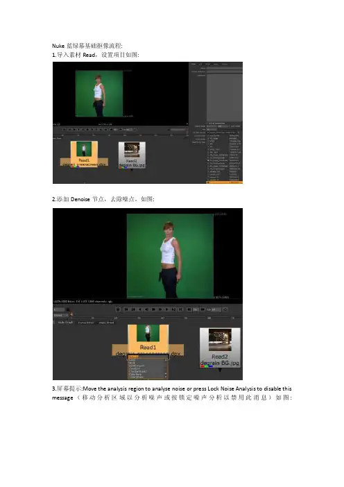 Nuke蓝绿幕基础抠像流程杨卫民