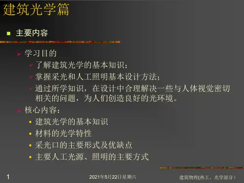 建筑光学第一章