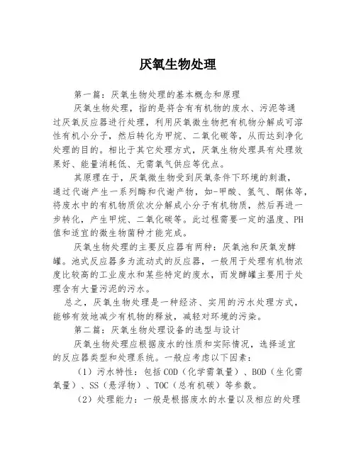 厌氧生物处理3篇