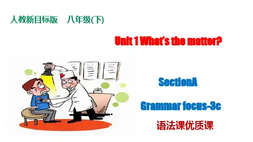 Unit 1  Grammar Focus-4c 语法课优质课件 八年级英语下册(人教版新目标)