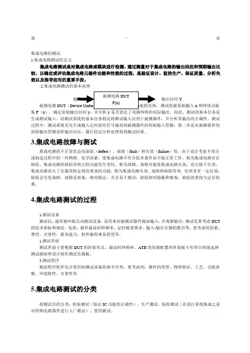 集成电路测试