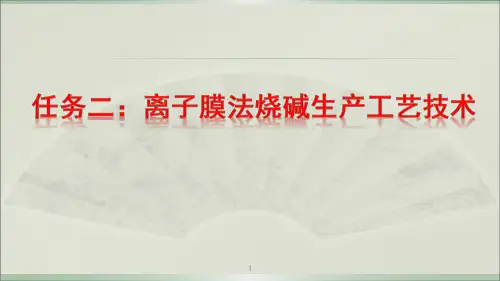 离子交换膜法生产工艺技术—盐水精制工艺技术