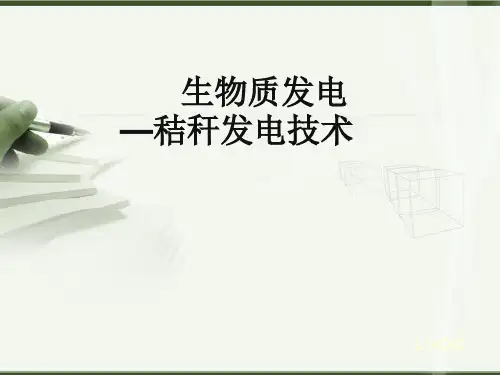 秸秆发电技术