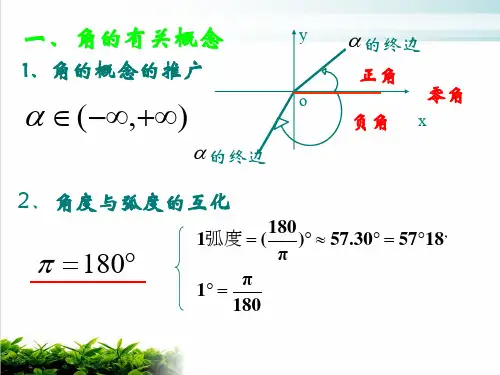 中职三角函数复习完美课件