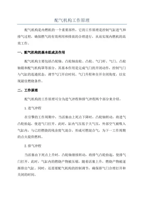 配气机构工作原理