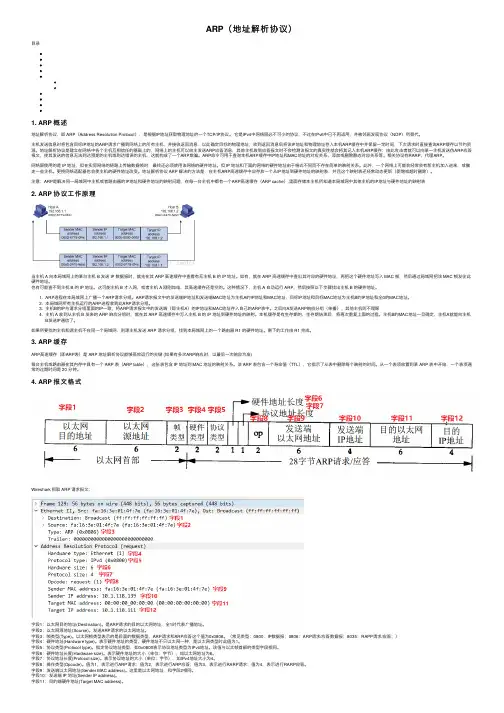 ARP（地址解析协议）