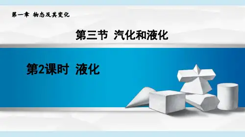 2024年新北师大版八年级上册物理课件 1.3.2液化