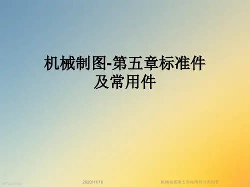 机械制图第五章标准件及常用件