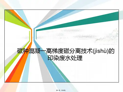 磁种混凝-高梯度磁分离技术
