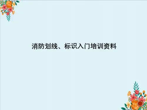消防划线、标识入门培训资料