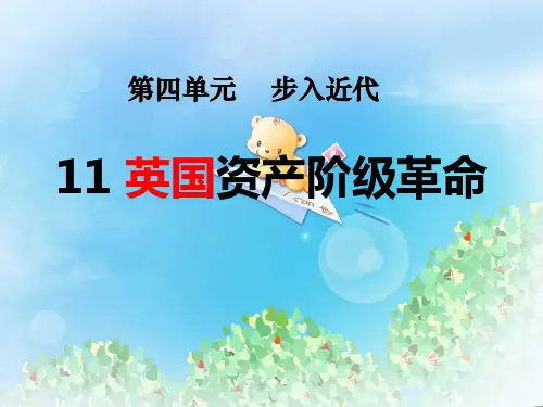 《英国资产阶级革命》步入近代PPT4  图文