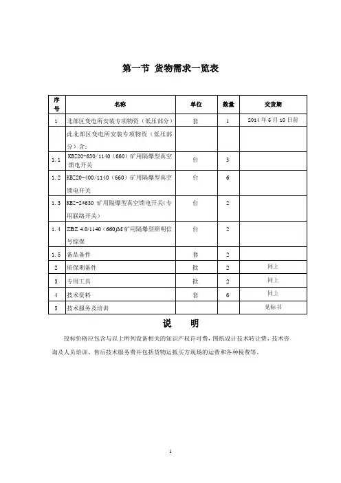 矿用隔爆型真空馈电开关及照明综保