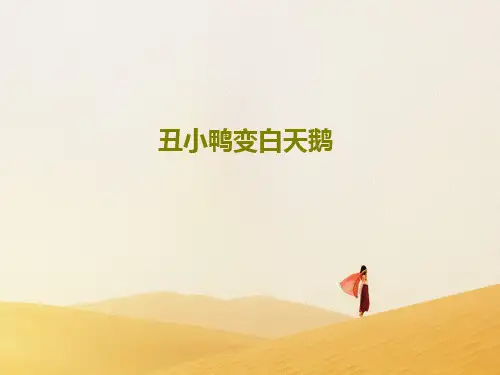 丑小鸭变白天鹅共21页PPT