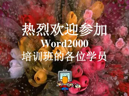 新word讲义精品PPT课件