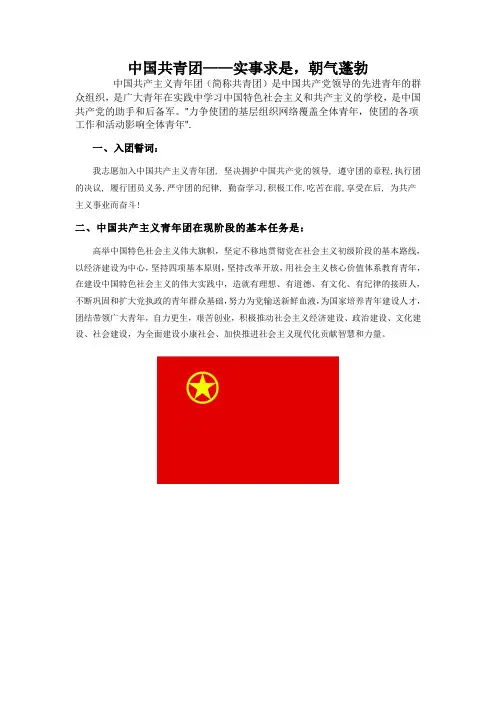 团的基本知识