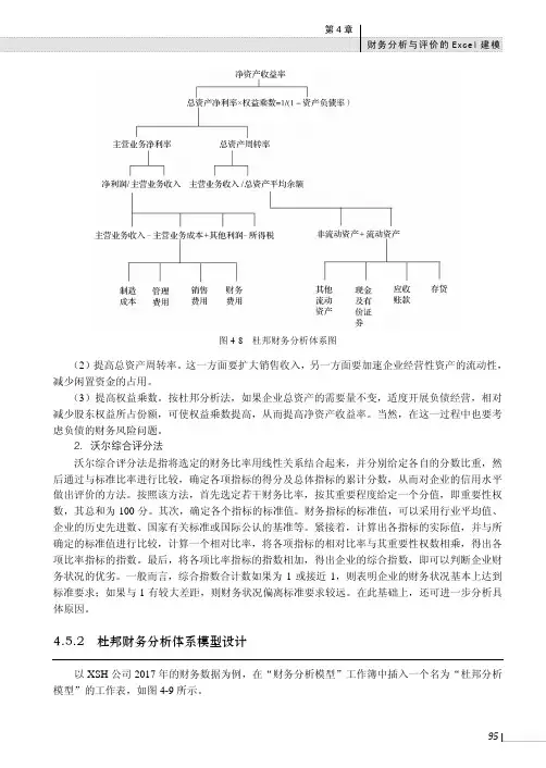 杜邦财务分析体系模型设计_计算机财务管理——以Excel为分析工具_[共3页]