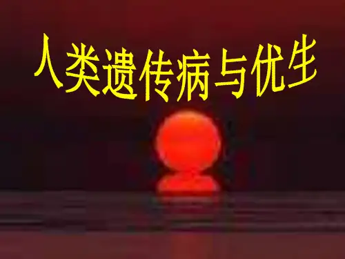 高二生物人类遗传病与优生(1)