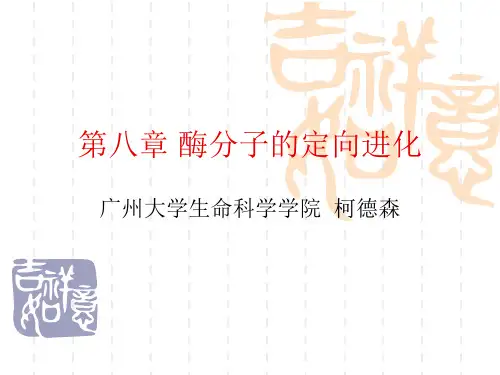 第九章 酶分子的定向进化