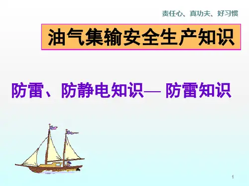 防雷防静电知识防雷知识ppt课件