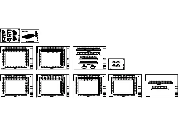 简单实用的某公司钢结构工程CAD图纸
