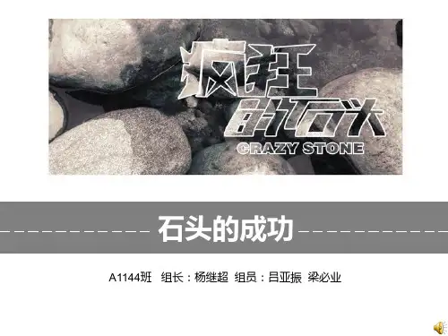 《疯狂的石头》成功营销详解汇编