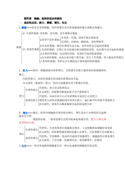 病理学4-10章的重点