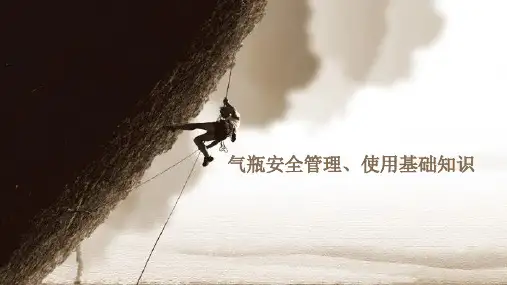 企业气瓶安全管理使用基础知识(培训课件)