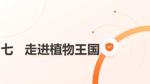 七走进植物王国(课件)粤教版三年级上册综合实践活动