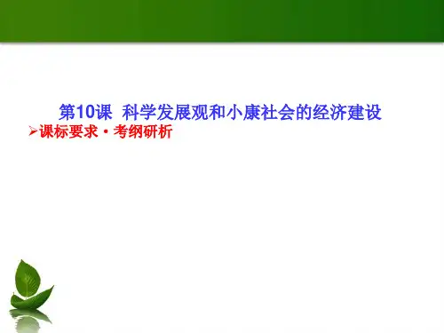 《高考调研》高考政治(新课标)一轮总复习配套课件必修一10