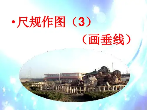 初中数学九年级《尺规作图(3)画垂线》