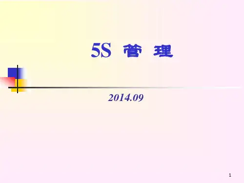 5S管理全套知识