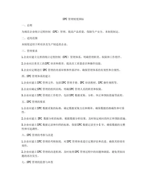 SPC管理制度国标