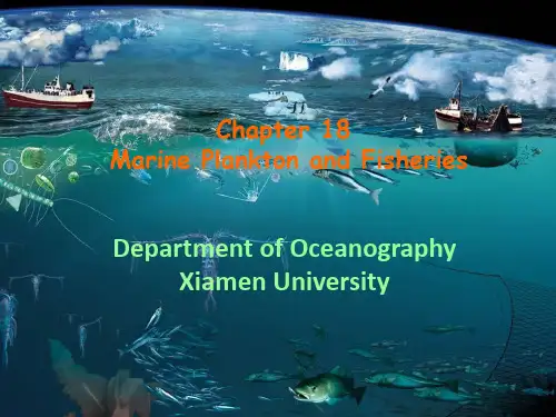 厦大海洋浮游生物学双语课件18海洋浮游生物与渔业