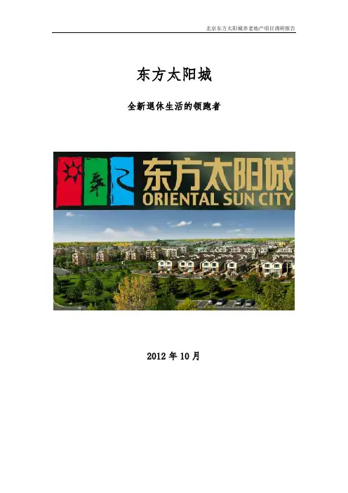 东方太阳城案例解析