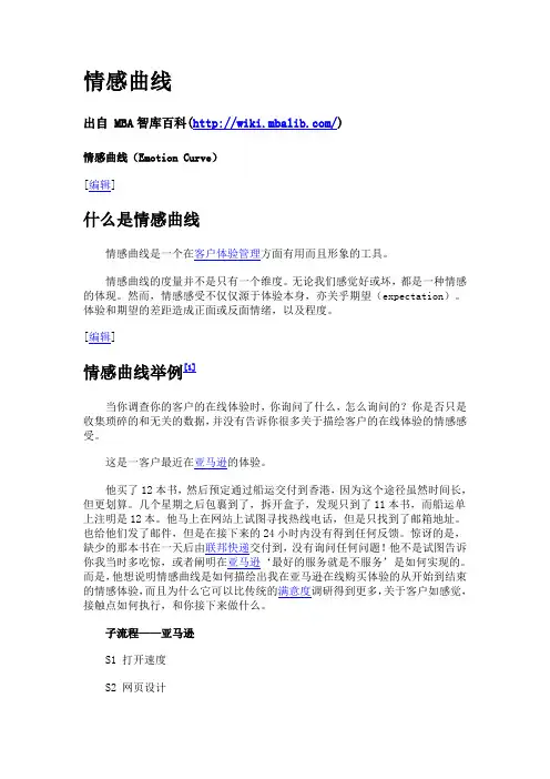 情感曲线