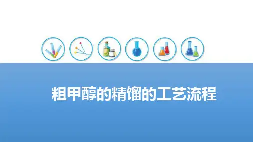 粗甲醇的精制—粗甲醇的精馏的工艺流程(甲醇生产技术课件)