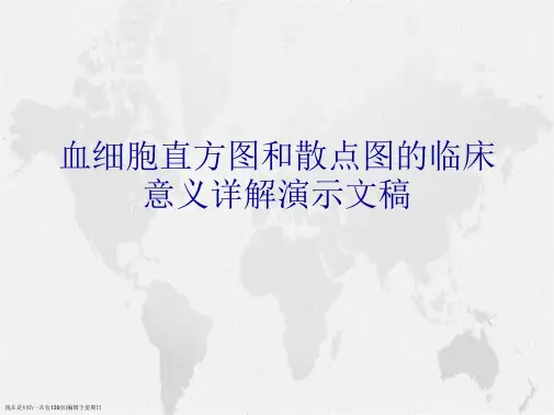 血细胞直方图和散点图的临床意义详解演示文稿