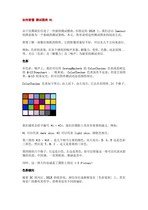 Imatest简单教程