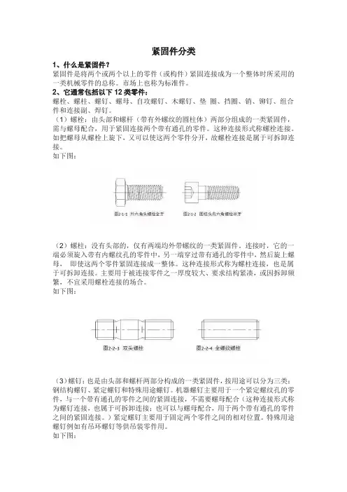 紧固件基础知识