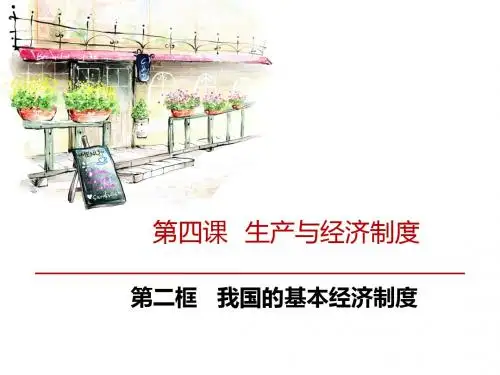 我国的基本经济制度