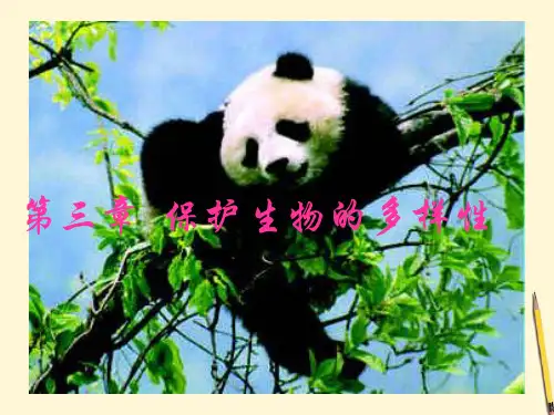 八年级生物第三章保护生物的多样性课件人教版