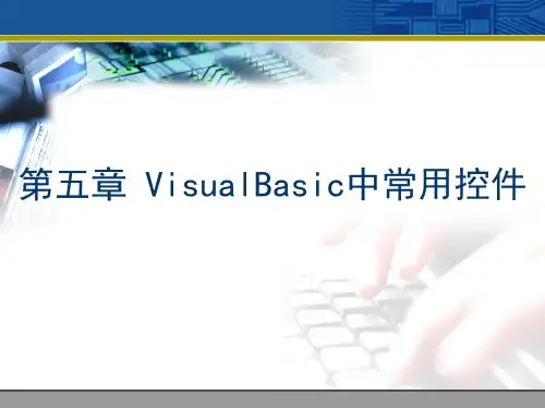 VisualBasic中常用控件