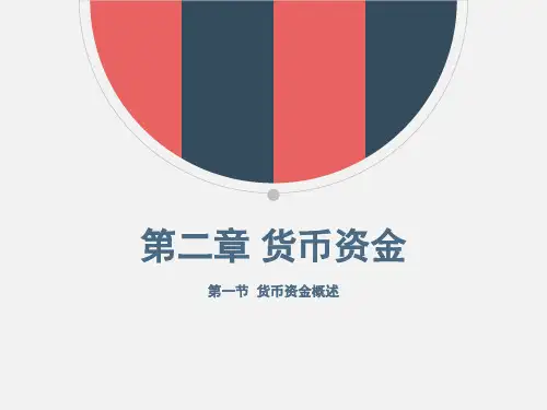 货币资金概述